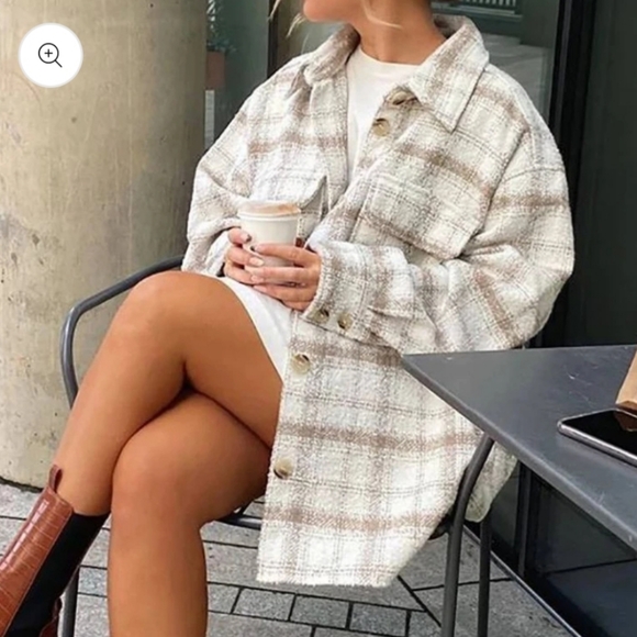 Anthropologie Jackets & Blazers - Anthropologie joie Flannel coat Jacket /sha